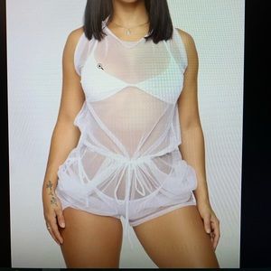 Pool Side Romper Cover Up